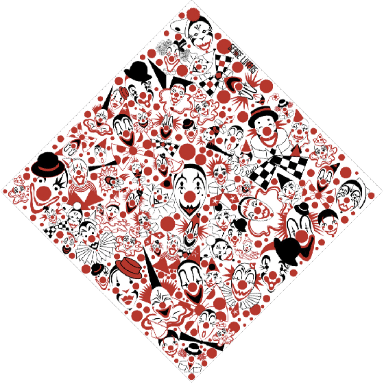 Clown rouge